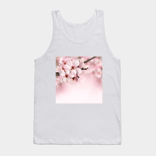 SCENERY 74 - Baby Pink Flower Blooming Tree Branch Tank Top